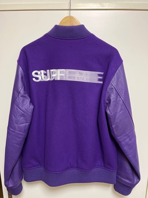 Supreme Motion Logo Varsity Jacket Purple | eBay Supreme Motion Logo Varsity Jacket Purple | eBay
