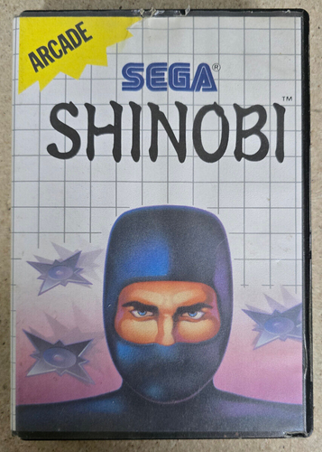 Shinobi - Sega Master System Game - Boxed - Tested Working