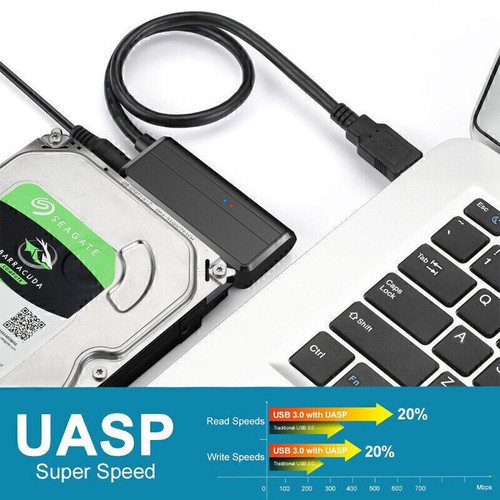 Câble Adaptateur Convertisseur USB 3.0 vers SATA pour Disque Dur SSD 2.5" HDD - Photo 9/9