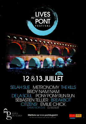 AK Festival LIVES AU PONT 2012: Metronomy, Birdy Nam Nam, De La Soul