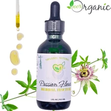 Passion Flower Tincture Natural Pure Herbal Liquid Drops Extract 2 Oz Calm ADHA