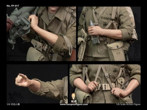 In Stock Facepoolfigure FP017B 1/6 USMC Mortar Team Snafu Figure Special Ver. - Foto 8 di 22