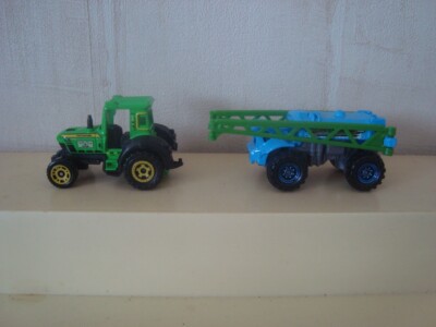 Matchbox Twin Farm Vehicles TRACTOR AND CROP SPRAYER RAIN MAKER