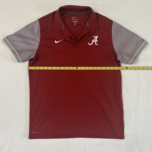 Alabama Crimson Roll Tide Nike Golf Dri Fit Herren XL Rot Kurzarm Poloshirt - Bild 3 von 11