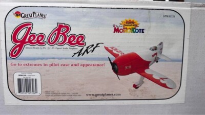 Great Planes GeeBee ARF MONO KOTE Unassembled Deadstock NOS Great Planes GeeBee ARF MONO KOTE Unassembled Deadstock NOS