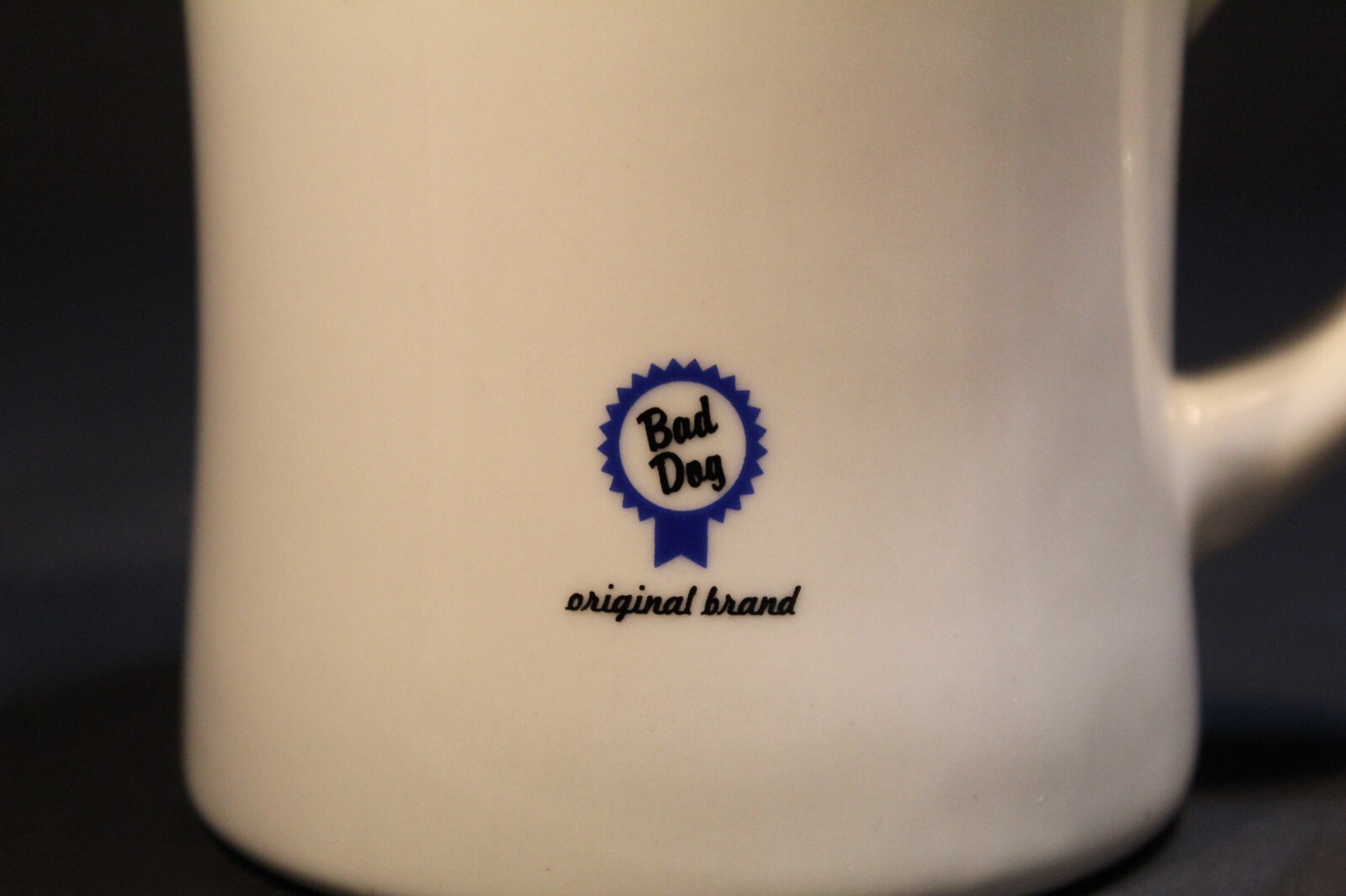 Bad Dog 10 oz. Coffee Mug, "Come" Heavy Diner/Restaurant Ware, Vintage M Ware