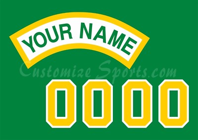 Basketball Seattle Supersonics Customized Number Kit For 1992-1995 Road Uniform