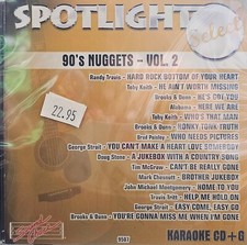 SC9507 SPOTLIGHT SELECT NEW  SOUND CHOICE KARAOKE CDG LOT WA