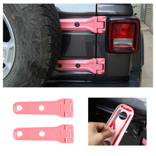 Rear Tailgate Spare Tire Hinge Cover Trims For Jeep Wrangler Jl Jlu 2018 Pink Rear Tailgate Spare Tire Hinge Cover Trims For Jeep Wrangler Jl Jlu 2018 Pink
