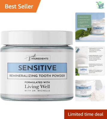 Wintergreen Hydroxyapatite Formula Tooth Powder - Family-Safe Sensitivity Relief