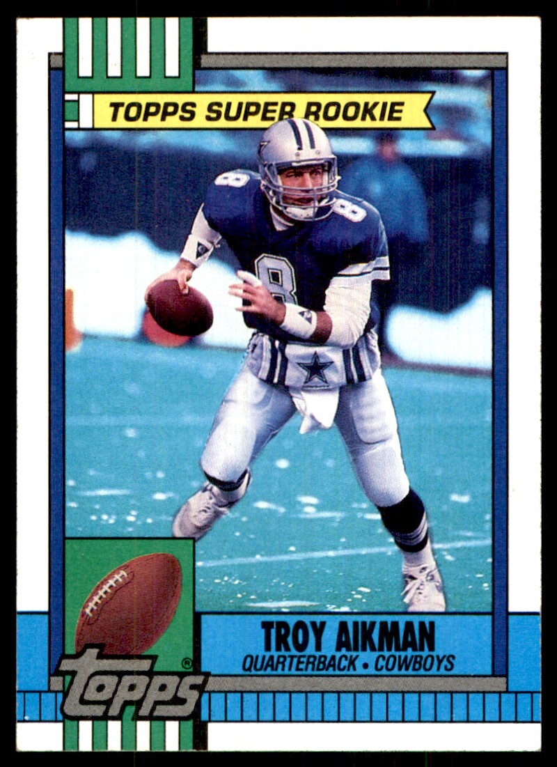 1990 Topps Troy Aikman Dallas Cowboys #482