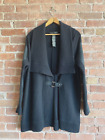 Ralph Lauren Collection Women’s Cardigan, Sz Medium Wool/Angora/Cashmere Leather