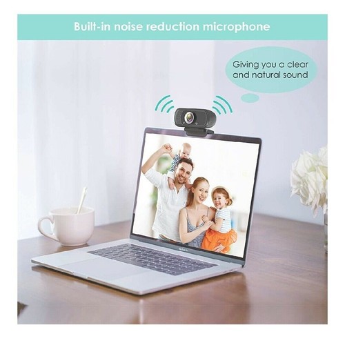 HD Webcam 1080P with Microphone, PC Laptop Desktop USB Webcams, Pro Streaming - 第 4/7 張圖片