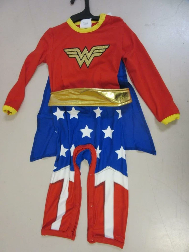 Disfraz de Halloween Mujer Maravilla Bebé con Capa Talla 12-24 Meses Foto 2 de 3