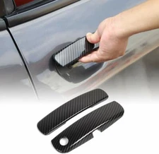 Car Door Handle Trim Cover Accessories for Dodge Challenger 2012-23 Carbon Fiber