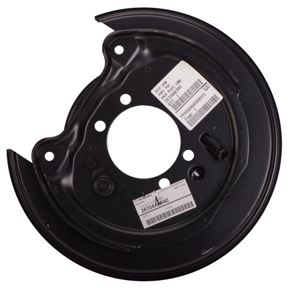 SUBARU Genuine OEM LEGACY BH5 00-09 Rear Brake Splash Shield RH 26704ae040 - Imagem 2 de 3