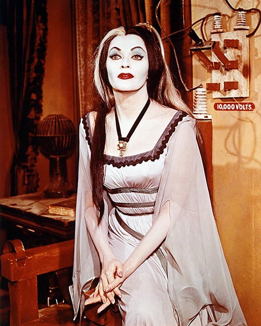 lily munster dress The Munsters 1964 Yvonne De Carle as in long gown Photo - CL0691 the costume comes with a bat 11 Lily Munster ideas |