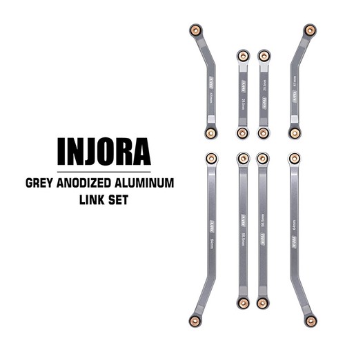 Juego de 4 eslabones de aluminio INJORA de alta holgura para 1/24 axial SCX24 GX470 - Imagen 8 de 16