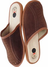 Slippers mules slippers suede size 44 made in Poland