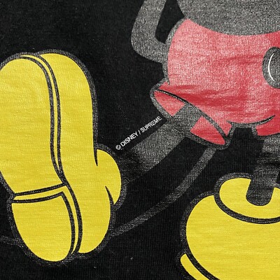 2009 Black Supreme Disney Mickey Mouse Knit Medium Tee | eBay