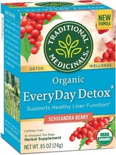 Traditional Medicinals Everyday Detox Herbal Tea 16 Bag