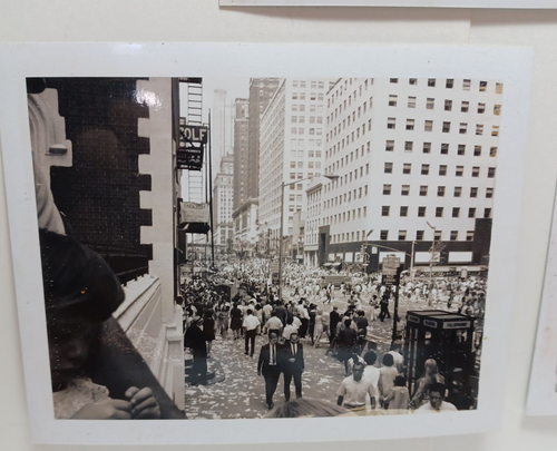 Lot Of 3 Apollo 11 New York Ticker Tape Parade Snapshots 1969 3 1/2 x 4 1/4 JRR9 - Picture 2 of 7