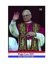 2025 Pope Leo XIV Trading Card - First American Pope