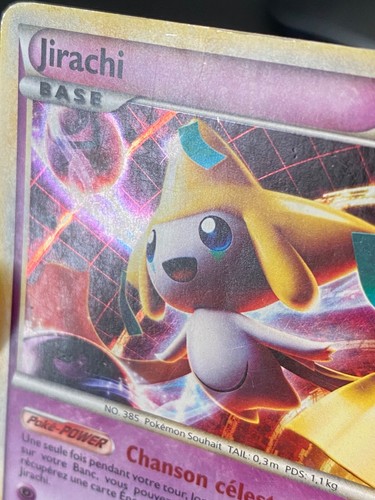 CARTE POKEMON JIRACHI 1/95 FR HOLO HS DÉCHAINEMENT - TBE - Imagen 3 de 8