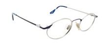 New Authentic Brendel MOD. 4514 COL. 38 Vintage 90s Matte Silver Oval Eyeglasses