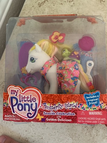 My Little Pony lot of 2 Butterfly Island Golden Delicious, Scooter Sprite Husbro - Bild 6 von 8