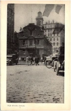 Old State House Boston Massachusetts The Maynards 1910s Postcard Photo Unused