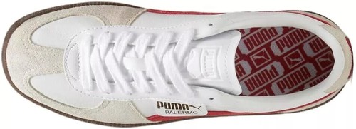 Puma Palermo Leather White / Gray Men's Casual Lace Up Sneakers 39646405 - Bild 4 von 5
