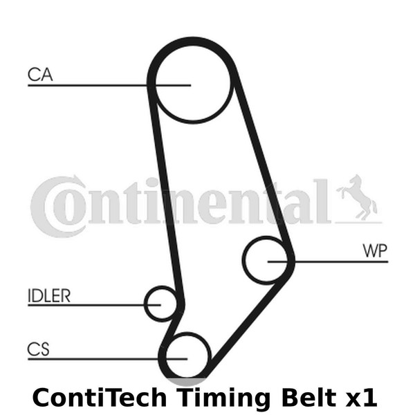 ContiTech Zahnriemen - CT919, 153 ZäHne, Nockenriemen - OE QualitäT-image