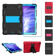 For Samsung Galaxy Tab A7 10.4" T500 Armor Hybrid Defender Kickstand Rugged Case