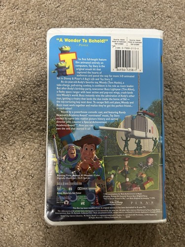 1996 Toy Story VHS Tape-Special Edition From Walt Disney Gold Classic Collection - Picture 3 of 4