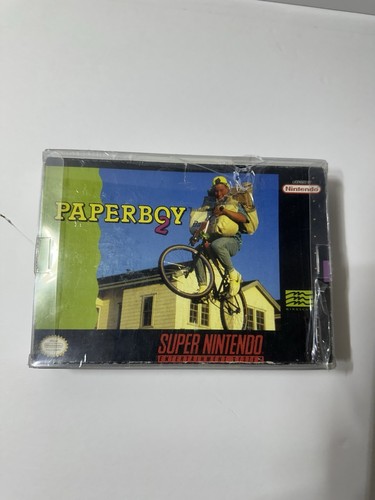 Paperboy 2 SNES CIB Super Nintendo Complete In Box Vintage 1991/1992 - Picture 3 of 24