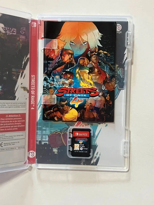 Jeu Nintendo Switch STREETS OF RAGE 4 + CD AUDIO + TRADING CARD LIMITED RUN, photo 2 sur 3