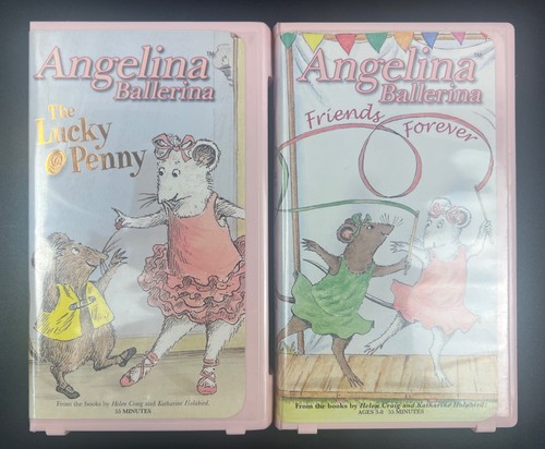 Angelina Ballerina 7 VHS Lot: Rose Fairy Princess Friends Forever In The Wings - Picture 3 of 4