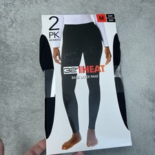 32 Degrees Women's M Base Layer Pant Black e0724
