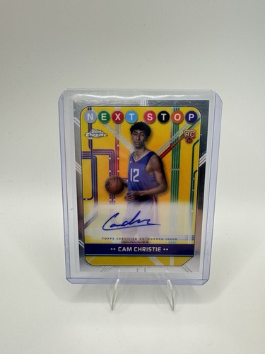 2024-25 Topps Chrome - Next Stop Signatures Cam Christie #NSS-CC (AU, RC)