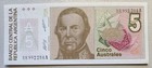 Argentina 5 Australes 1985-89 Unc