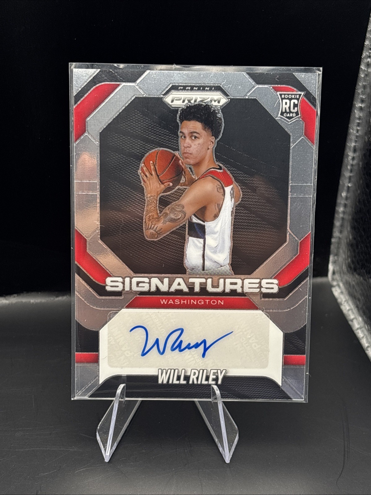 Will Riley 2025-26 Panini Prizm Signatures Auto RC No. SIG-RIL