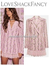 LoveShackFancy moonstone blazer mini dress M