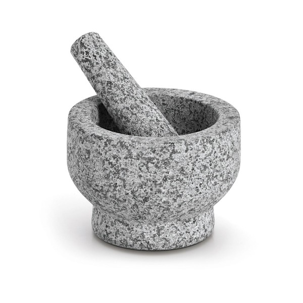 Zeller 24523 MöRser Und StößEl-Set 14 X 10 Cm Granit, Grau-image