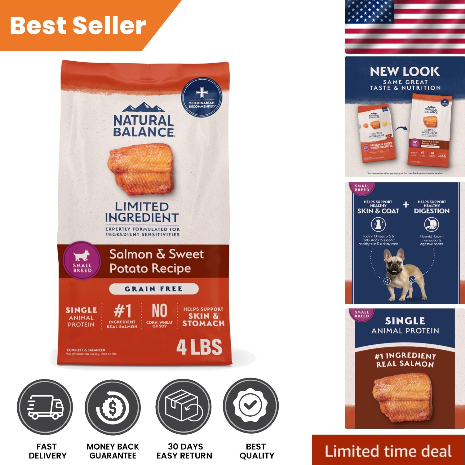 - Salmon & Sweet Potato Recipe, 4 Lb