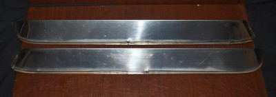STAINLESS STEEL SCREW ON RAIN GUARDS AUTO VENT SHADES 1973-1979 F100 F150 F250