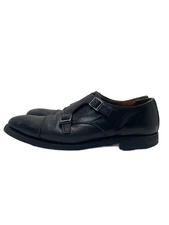 Scotch Grain Double Monk Hexa Jon Dress Shoes Blk KXp44