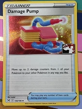 2 SWIRLS Cosmos Holo Damage Pump 156/196 Pokemon Prize Pack
