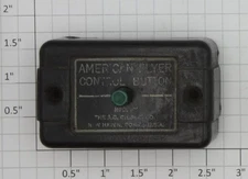 American Flyer XA10961-2 S Scale Black with White Print and Green Control Button