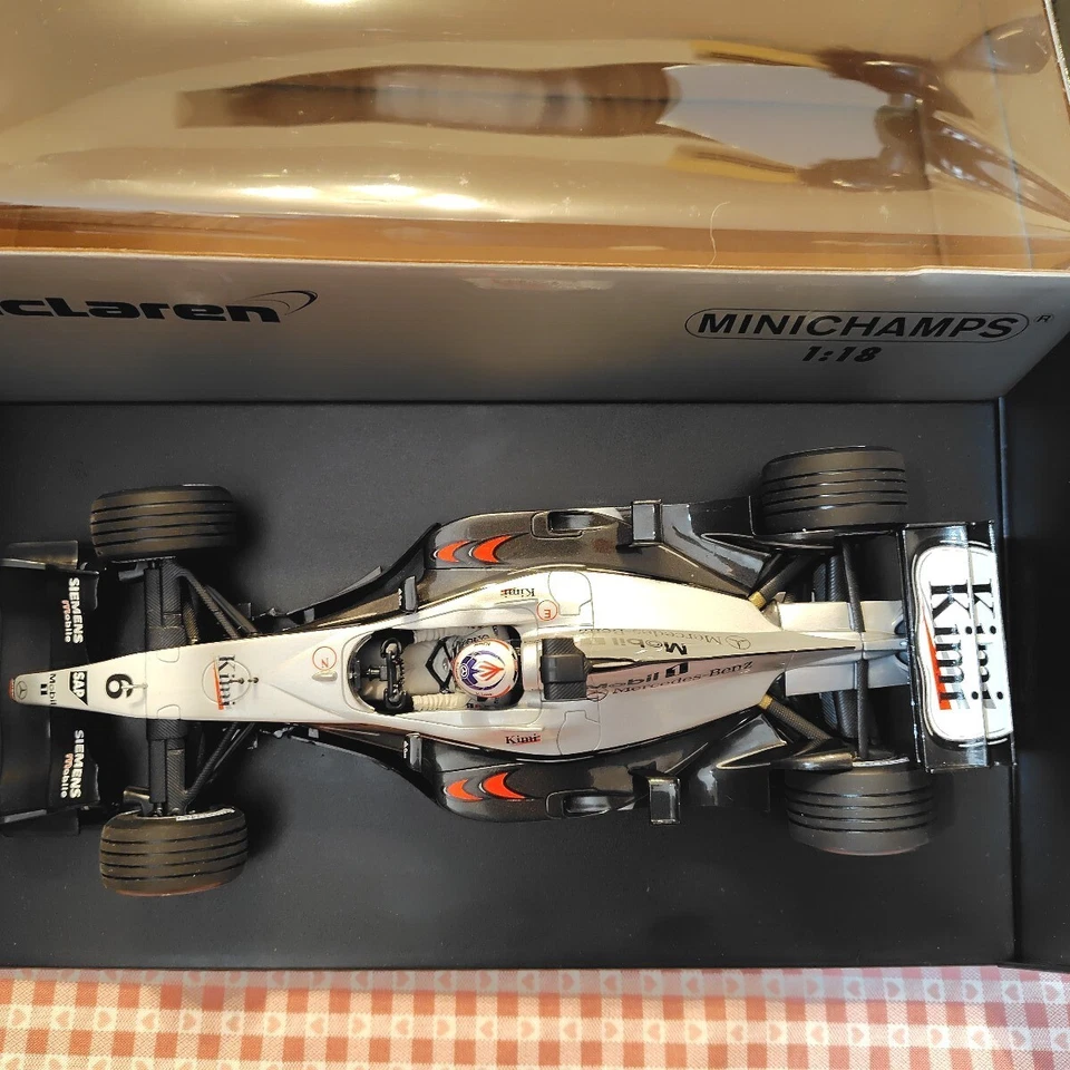 Minichamps 1/18 McLaren MP4-18 2003 Test Car Kimi Raikkonen modello raro - Immagine 2 di 4
